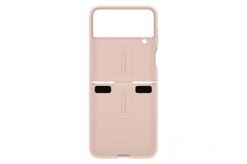 SAMSUNG Z FLIP4 SILICONE COVER WITH RING PINK