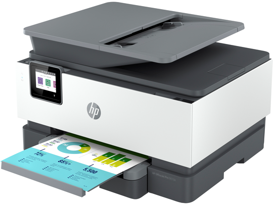 HP - Officejet Pro 9010e All-in-One Multifunction Inkjet Printer WiFi