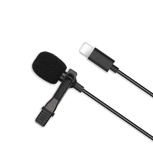 XO MKF03 Mikrofoni iPhoneille ja iPadeille lightning liitännällä (8-pin) musta