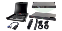 APC 2X1X16 IP KVM W APC 17" RACK LCD
