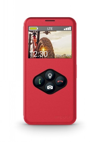 EMPORIA SMART.5 SMART COVER SUOJAKOTELO (PUNAINEN)
