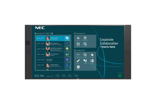 NEC 86" INFINITYBOARD 2.1 QL UHD 500NITS 24/7