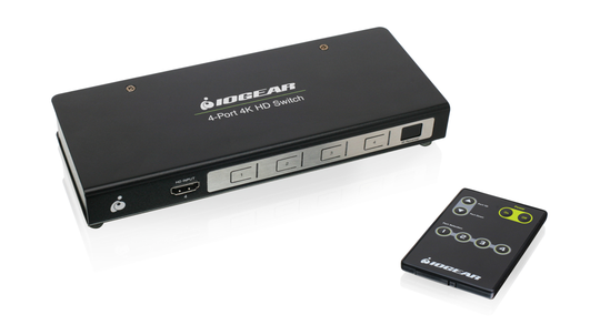 IOGEAR 4-Port HDMI Switch W/4K