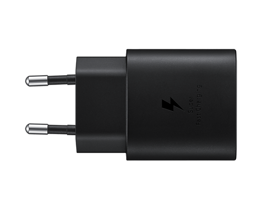 SAMSUNG 25W TRAVEL CHARGER (W/O CABLE) BLACK