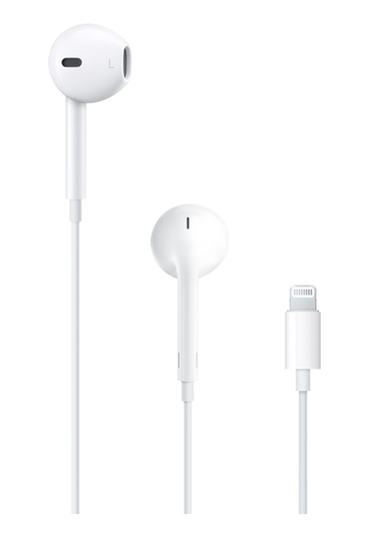 EarPods Lightning-liittimellä, In-ear-stereomikrofoni IPhonelle/iPadille Lightning-liittimellä, Va