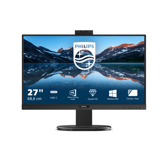 PHILIPS 276B9H 27" QHD IPS HAS WEBCAM USB-C/DP/HDMI PD 65W