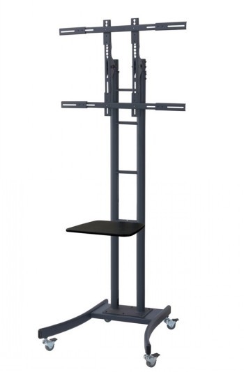 NEOMOUNTS BY NEWSTAR MOBILE FLAT SCREEN FLOOR STAND (HEIGHT: 115-185 CM) 37-85" BLACK