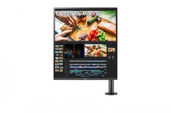 LG 28MQ780-B 28" 16:18 QHD 2560 X 2880 NANO IPS DUALUP MONITOR USB TYPE-C