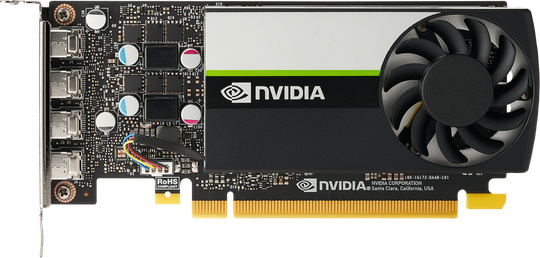 HP NVIDIA T1000 4GB 4mDP GFXw/2 MDPtoDP