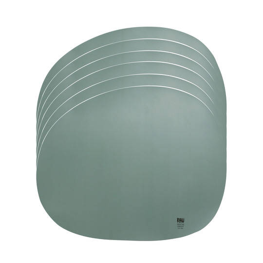 RAW - Silicone Placemat - 6 pc - Green