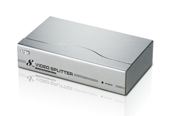 VGA Splitter, 1-8, 1920x1440, HD15 (ma) - 8xHD15 (fe). VGA Splitter To Easily Display The Same Image