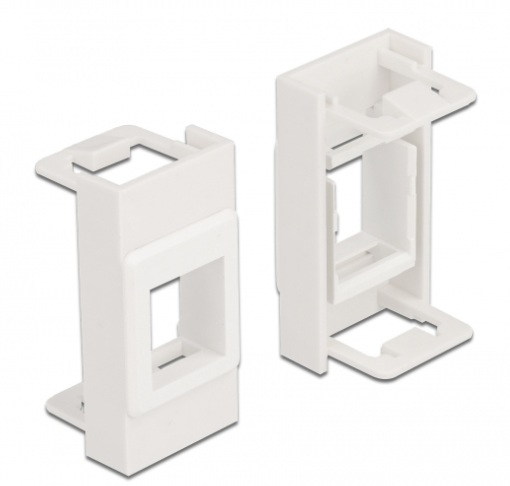 Easy 45 Module Keystone Holder 22.5 X 45 Mm, White