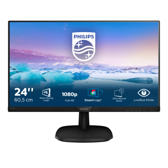 PHILIPS 243V7QDSB 24" FHD IPS HDMI/DVI/VGA