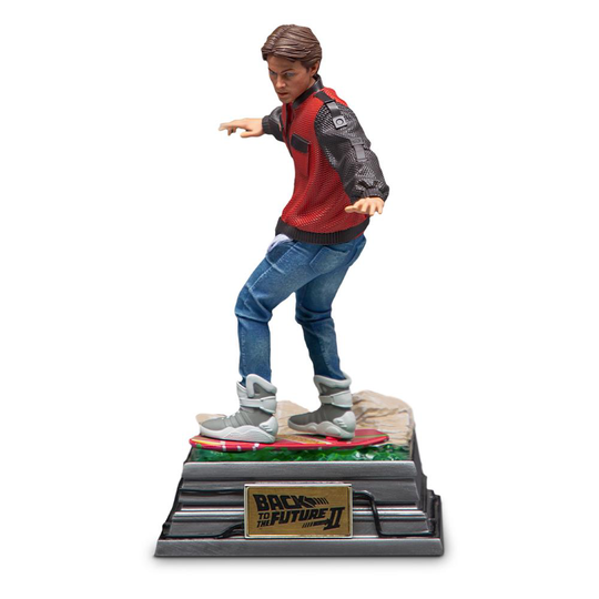 Back to the Future II - Marty McFly on Hoverboard Statue Art Scale 1/10