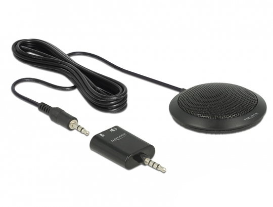 Condenser Table Mic Omnidirectional Conf 3.5mm Stereo Jack