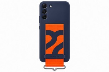 SAMSUNG SILICONE COVER WITH STRAP S22+ NAVY