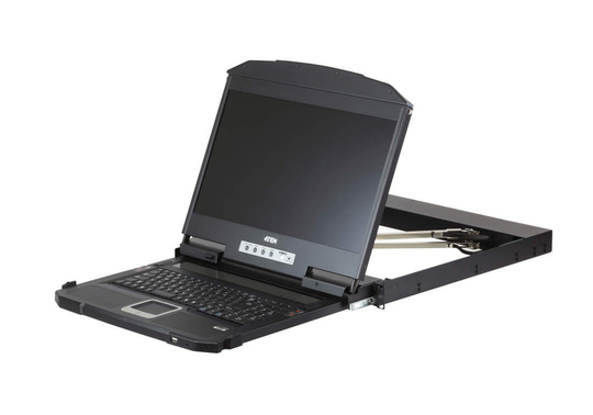 1U Ultra Short DualRaid Widescreen LCD Console