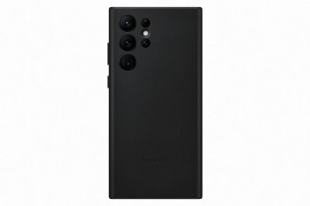 SAMSUNG LEATHER COVER S22 ULTRA BLACK