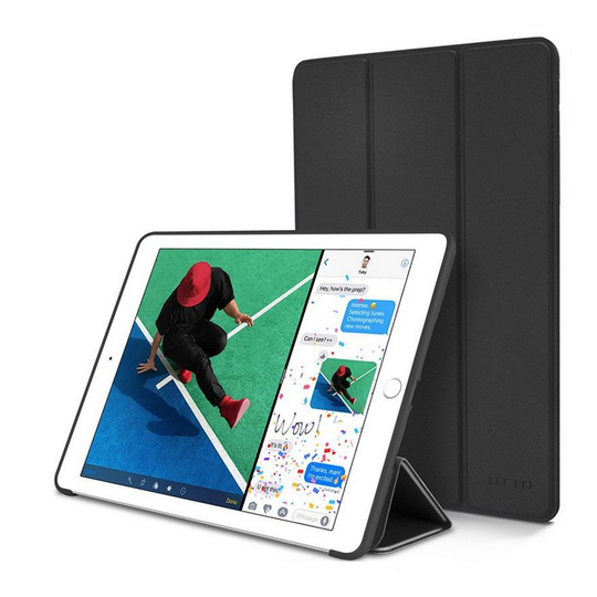 Tech-Protect Smartcase Apple iPad 10.2 2019 / 2020 / 2021 Suojakuori - Musta