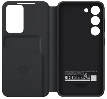 SAMSUNG CLEAR VIEW WALLET COVER S23 BLACK