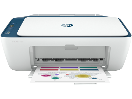 HP - DeskJet 2721e All-in-One inkjet Printer Wifi