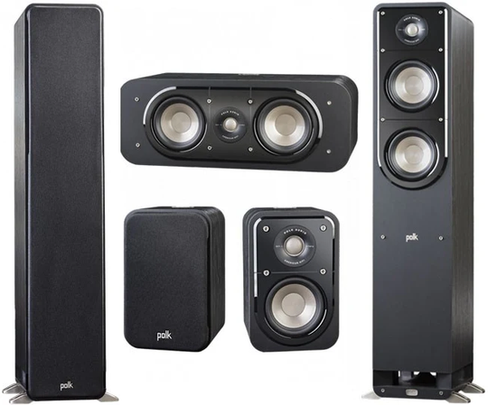 Polk Audio Signature 5.0 kaiutinsarja, musta