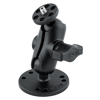 RAM MOUNTS DRILL-DOWN MOUNT WITH 1/4"-20 THREADED CAMERA ADAPTER