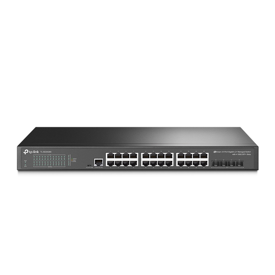 JetStream™ 24-Port Gigabit L2+ Managed Switch W/ 4 10GE SFP+