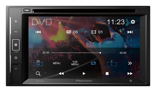 Pioneer AVH-A240BT, autosoitin