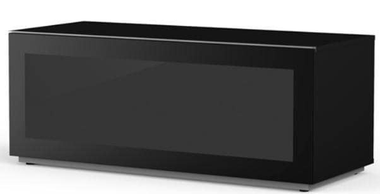 Meliconi MyTV Stand 12050F laitetaso lasiovella, musta
