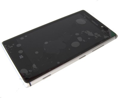 Nokia Lumia 925 Musta alkuperäinen täydellinen etupaneeli