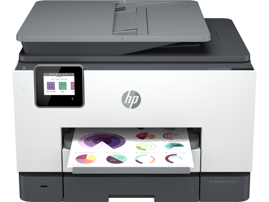 HP - Officejet Pro 9022e All-in-One Multifunction Injet Color Printer