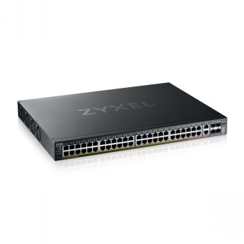 ZYXEL XGS2220-54FP, L3 ACCESS SWITCH, 960W POE, 40XPOE+/10XPOE++, 48X1G RJ45 2X10MG RJ45, 4X10G SFP+