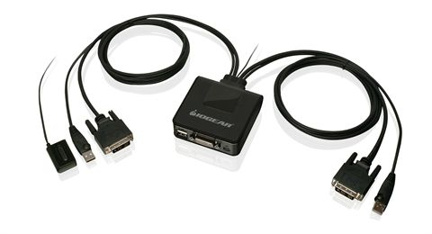 IOGEAR 2-Port USB DVI Cable