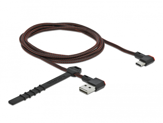 EASY-USB 2.0 Cable Type-A To USB Type-C Angled 1,5m