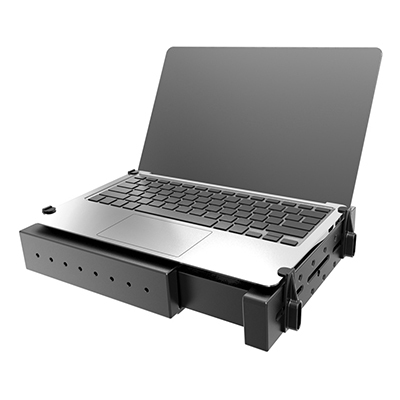 RAM MOUNTS TOUGH-TRAY UNIVERSAL KIINNITYSALUSTA TIETOKONEILLE (10"-16") LITTEÄT KIINNIKKEET