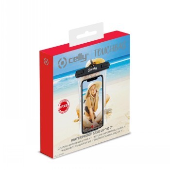 CELLY WATERPROOF BAG UP TO 7", BLACK