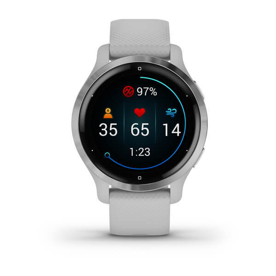 Watch Venu 2S, GPS, Wi-Fi, Mist Grey + Passivated, WW