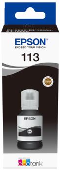 Epson - 113 EcoTank Pigment Black ink Bottle - 127ml