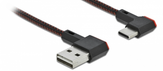 EASY-USB 2.0 Cable Type-A To USB Type-C Angled 0,5m