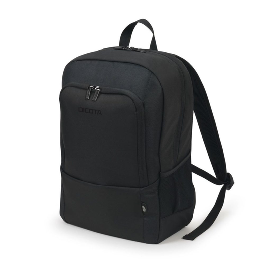 Backpack Base, Nylon Backpack For Laptops Up To 17.3", 2 Compartments And 4 Pockets, Carrying Handle