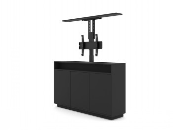 M AV-CABINET TV-LIFT 65" BLACK