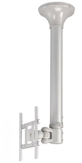NEOMOUNTS BY NEWSTAR FLAT SCREEN CEILING MOUNT (HEIGHT: 64-105 CM) 10-40" SILVER