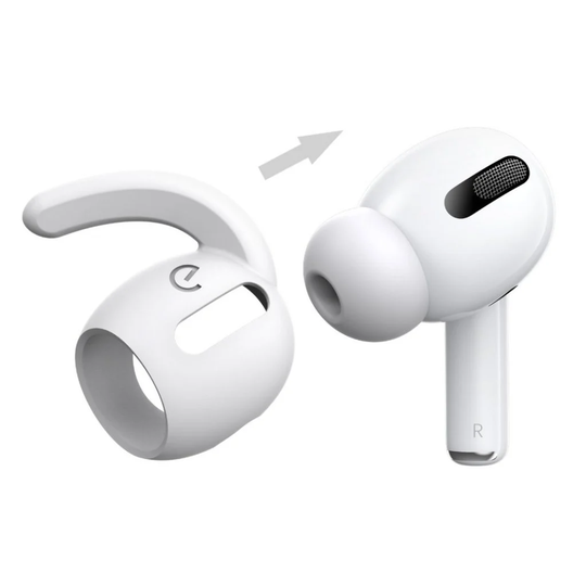 Keybudz - Ear Hooks for Airpods Pro (Color: White)