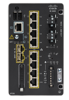 CISCO Catalyst IE3400 With 8 GE Copper