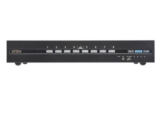 8-Port USB - 4K DVI KVM Switch With Card Read