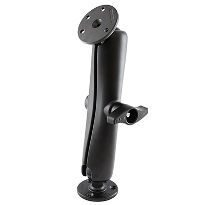 RAM MOUNTS PITKÄ KIINNITYSVARSI + 2X D- KOKO 2.25" KUULA PYÖREÄ 3.68" ALUSTA
