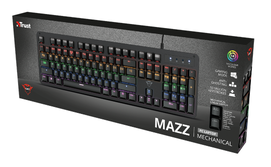 TRUST GXT 863 MAZZ MECHANICAL KEYBOARD ND