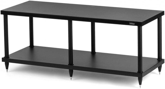 Solidsteel S4-2 laite & tv-taso, musta