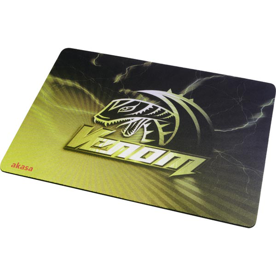 Akasa Venom Mousepad musta/keltainen